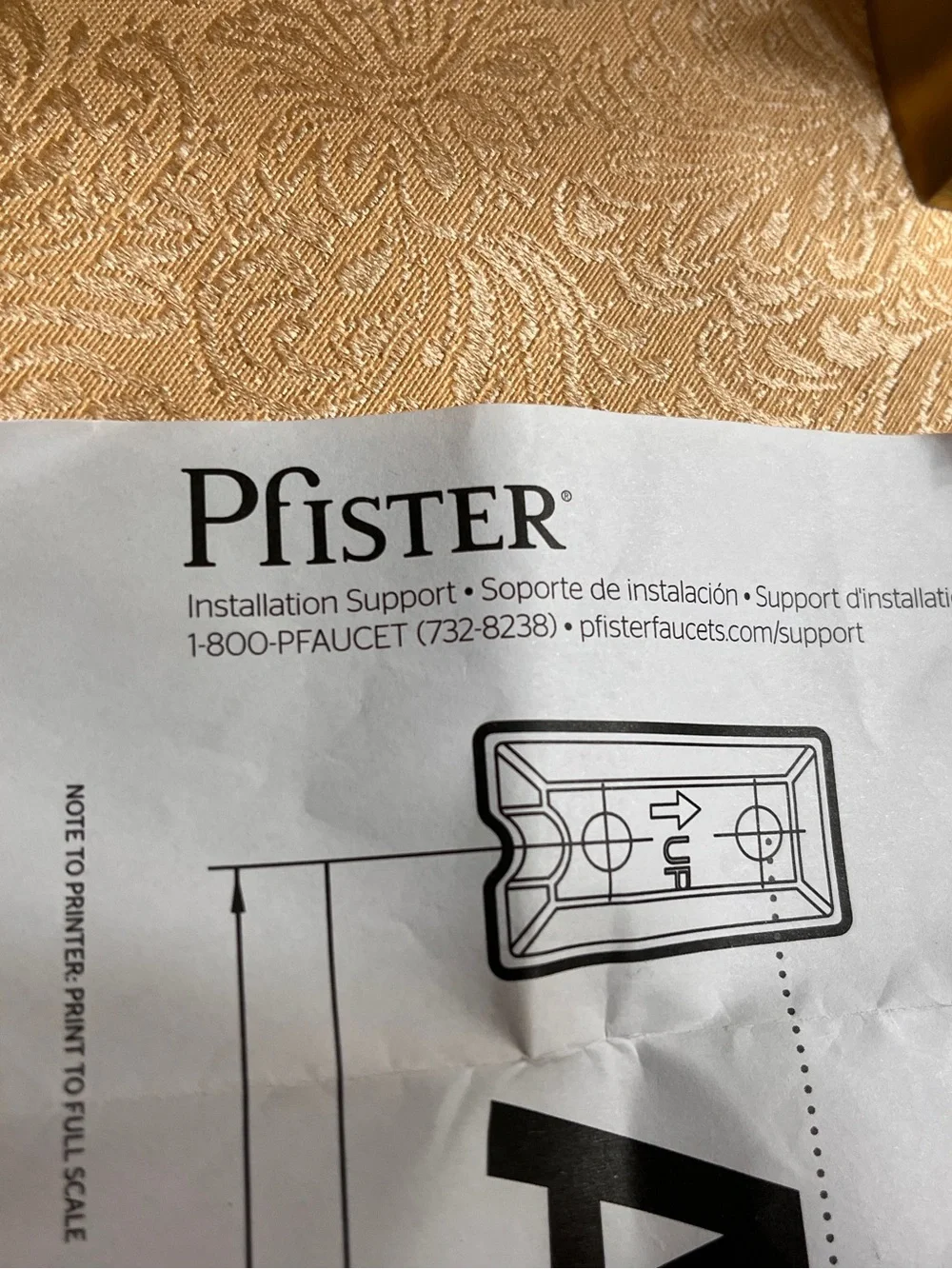 Brushed Gold Toilet Paper holder